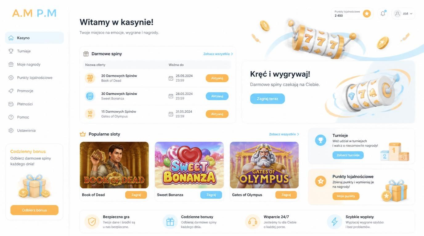 tabela free spinów z ofertami i grami